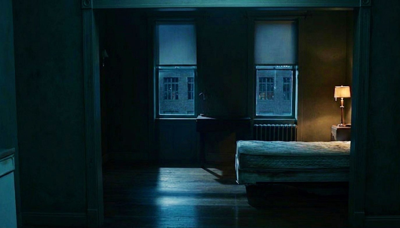 An emptied bedroom