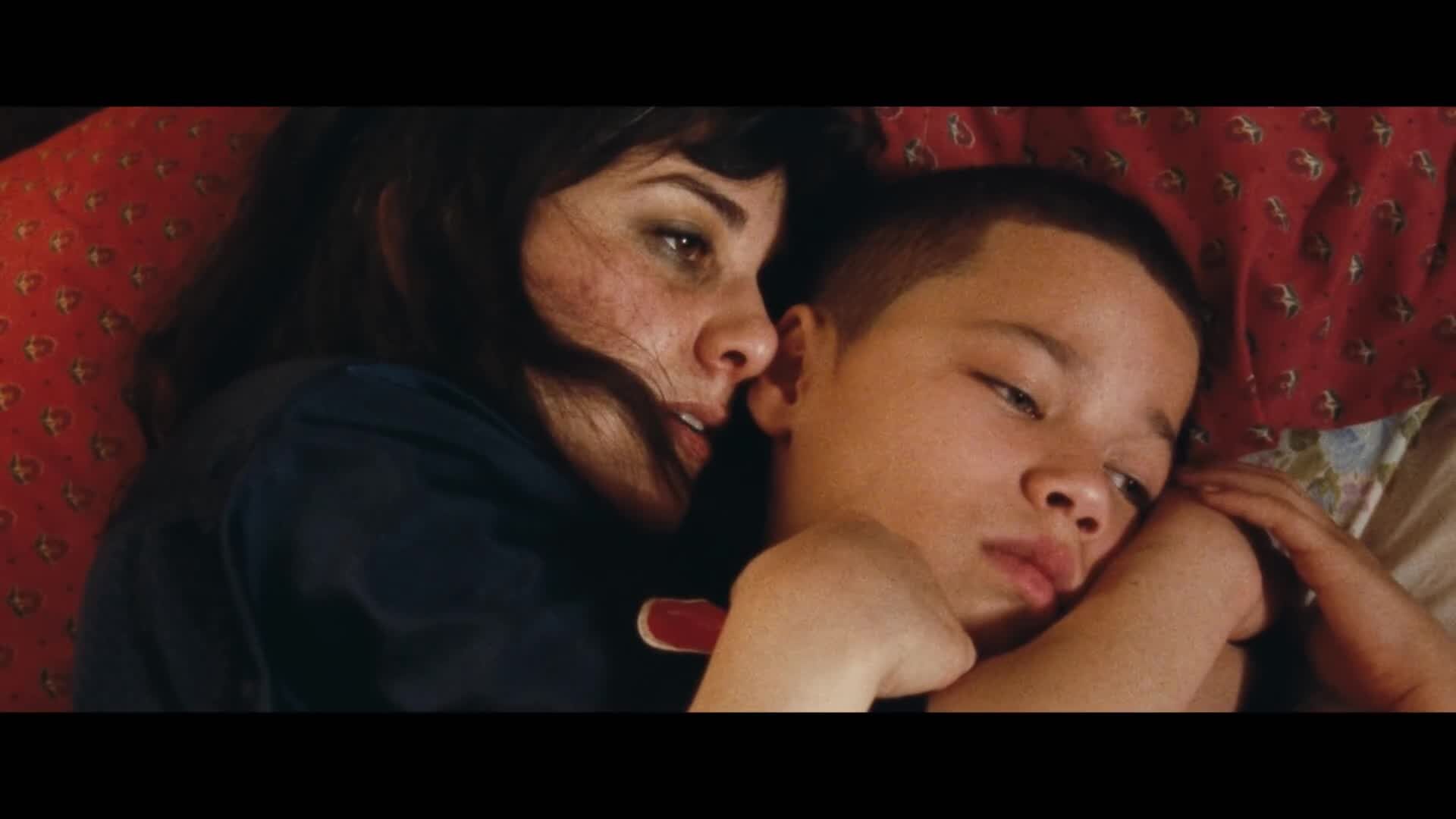 Demetria and Theo lying together