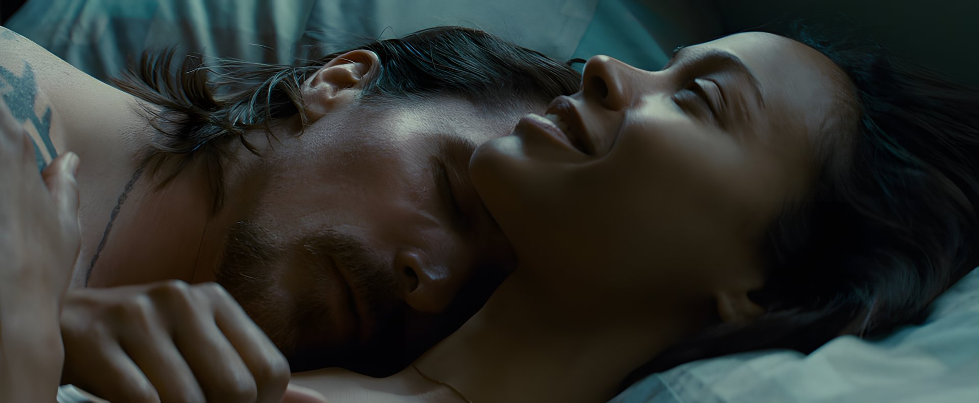 Raul and his wife lying together